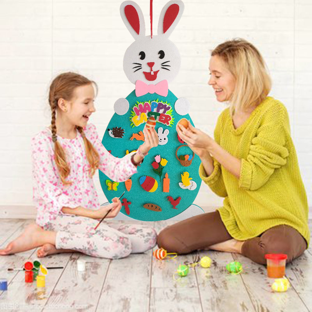 Easter Kids DIY Felt Bunny