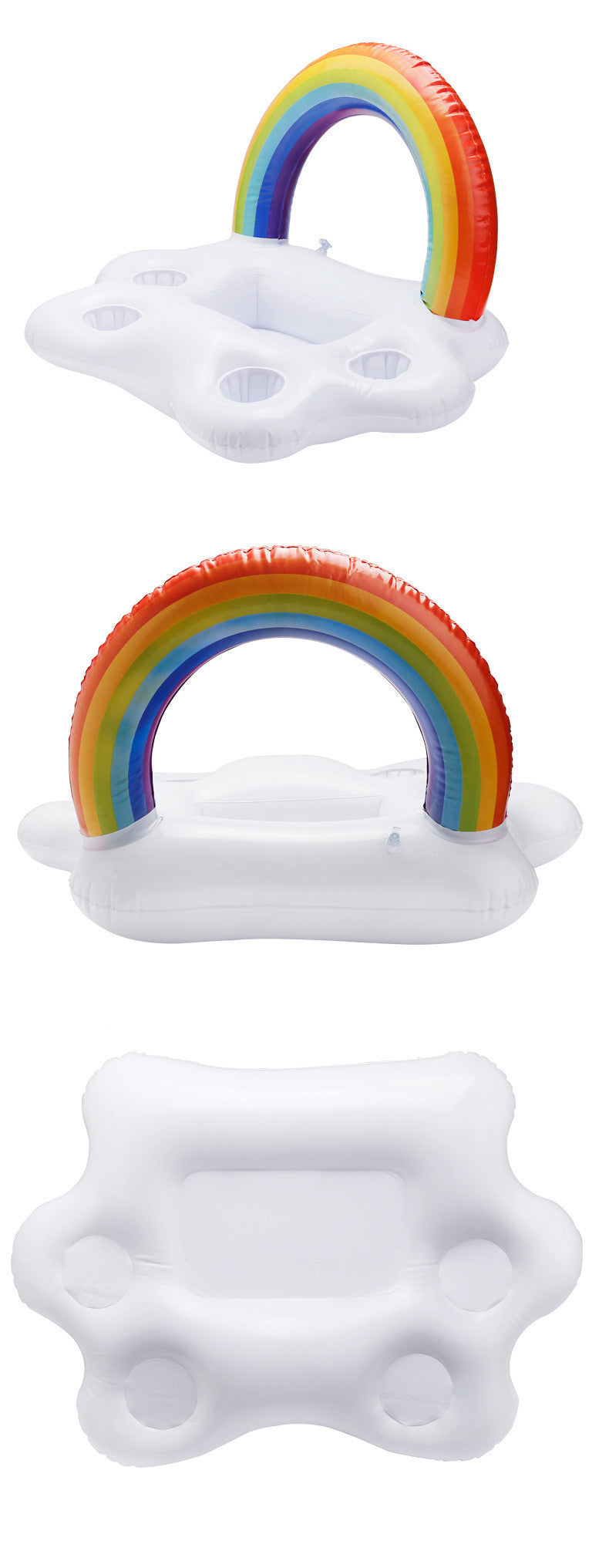 Water Inflatable Rainbow Toy Cup Holder