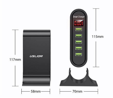 Smart Desktop Led Digital Display Charger