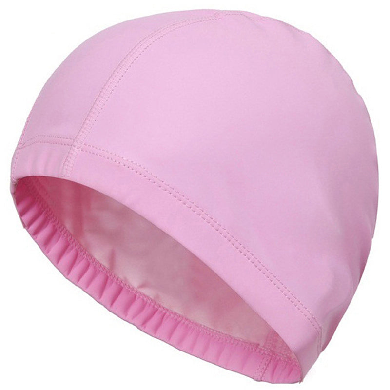 Polyurethane Fabric Ear Protection Long Hair Sports Cap