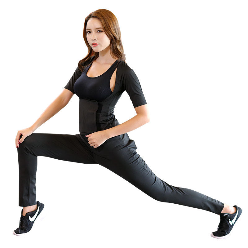 Women's sweat suit abdomen vest