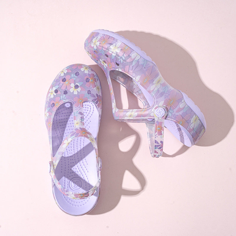 Summer Women's Hole Jelly Beach Sandals