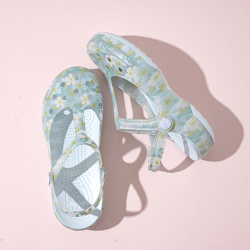 Summer Women's Hole Jelly Beach Sandals