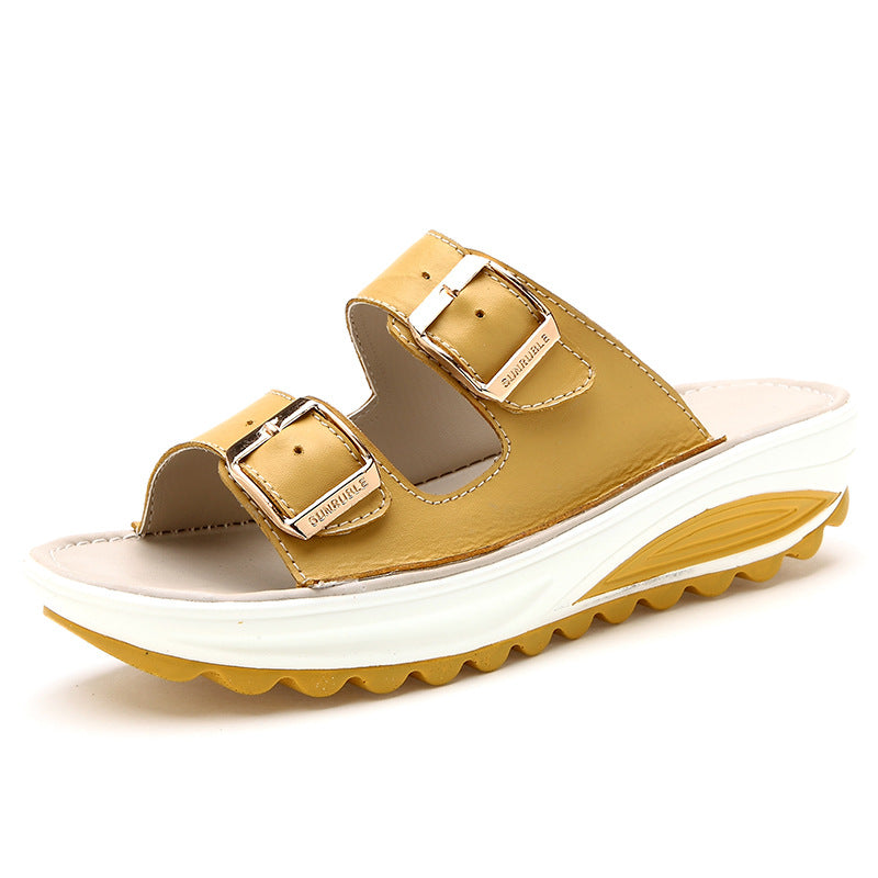 Bequeme Plateau-Sandalen für Sommer und Frühling