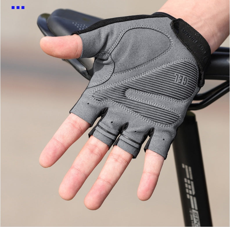 Reflective Short Fingers For Bicycle Gloves