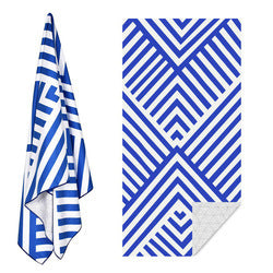 Microfiber Double-Sided Fleece Quick-Drying Double-Sided Printed Beach Towel