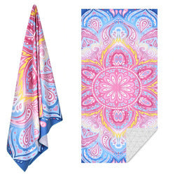 Microfiber Double-Sided Fleece Quick-Drying Double-Sided Printed Beach Towel