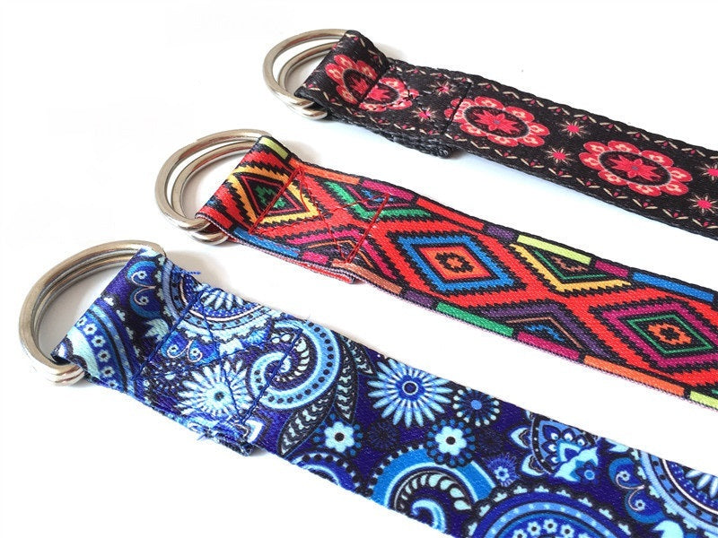 Color Printing Yoga Stretching Band Yoga Supplies Stretching Band