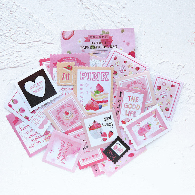 Stamp Impression Sticker Pack Salt Envelope Sealing Sticker