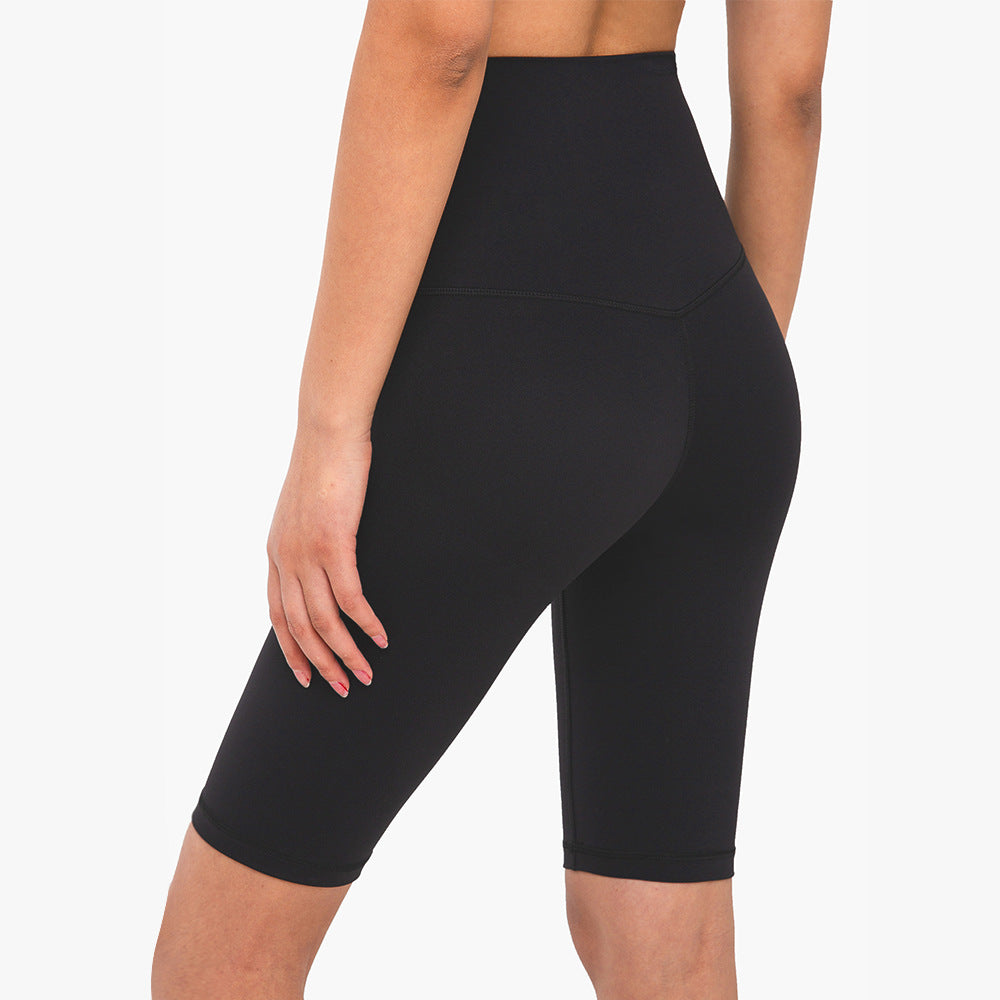 Yogahose Damen Fünf-Punkt-Fitnesshose