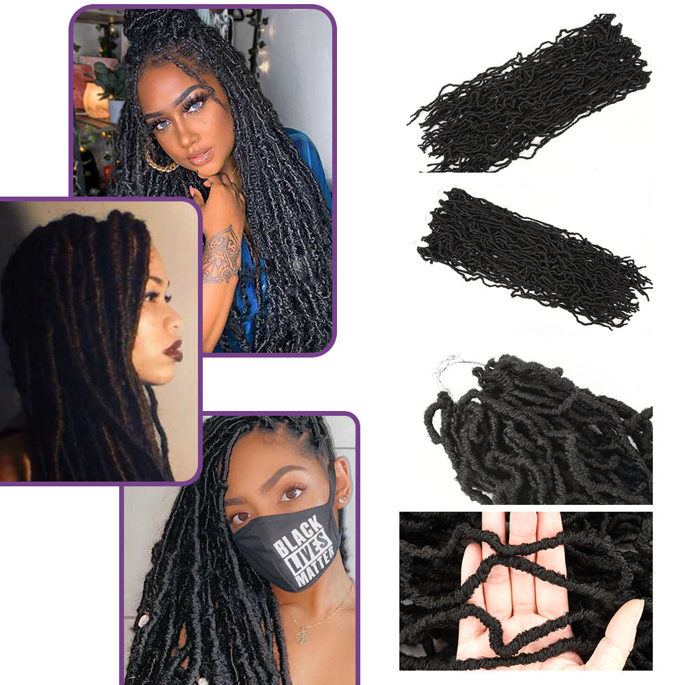 Dirty Braid Irregular Crochet Hair