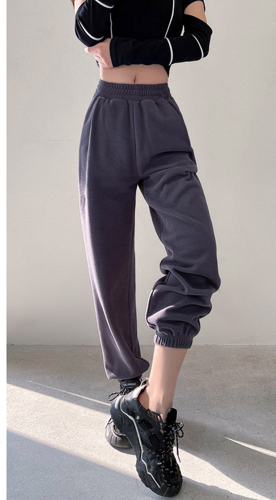 Loose Slim High Waist Drape Pants