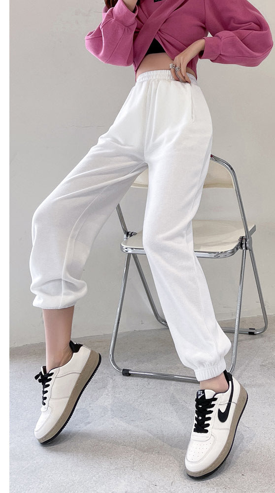 Loose Slim High Waist Drape Pants