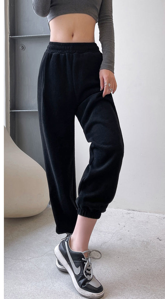 Loose Slim High Waist Drape Pants