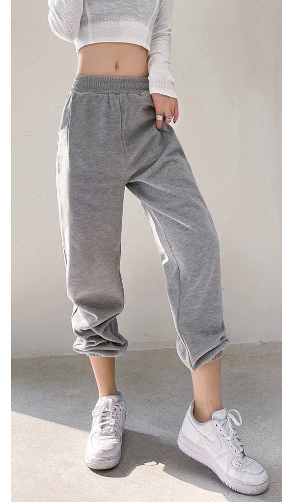 Loose Slim High Waist Drape Pants