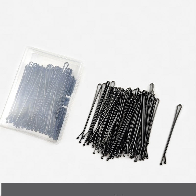 50 Pieces Of Korean Exquisite Boxed One-Word Clip Hairpin Simple Bangs Broken Hair Clip Hairpin