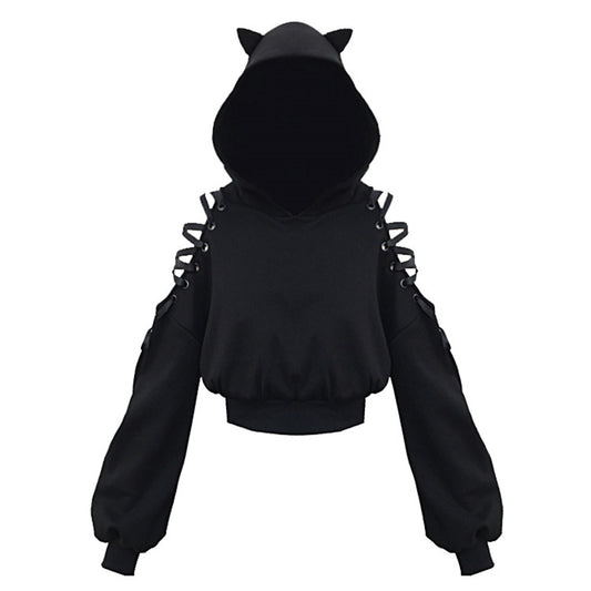 Hooded Sweatshirt Women's Autumn Long Sleeve Top