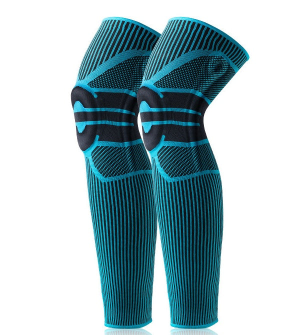 Sports Knee Protector Long Knitted Warm Compression Leggings Basketball Football Meniscus Patella Protector