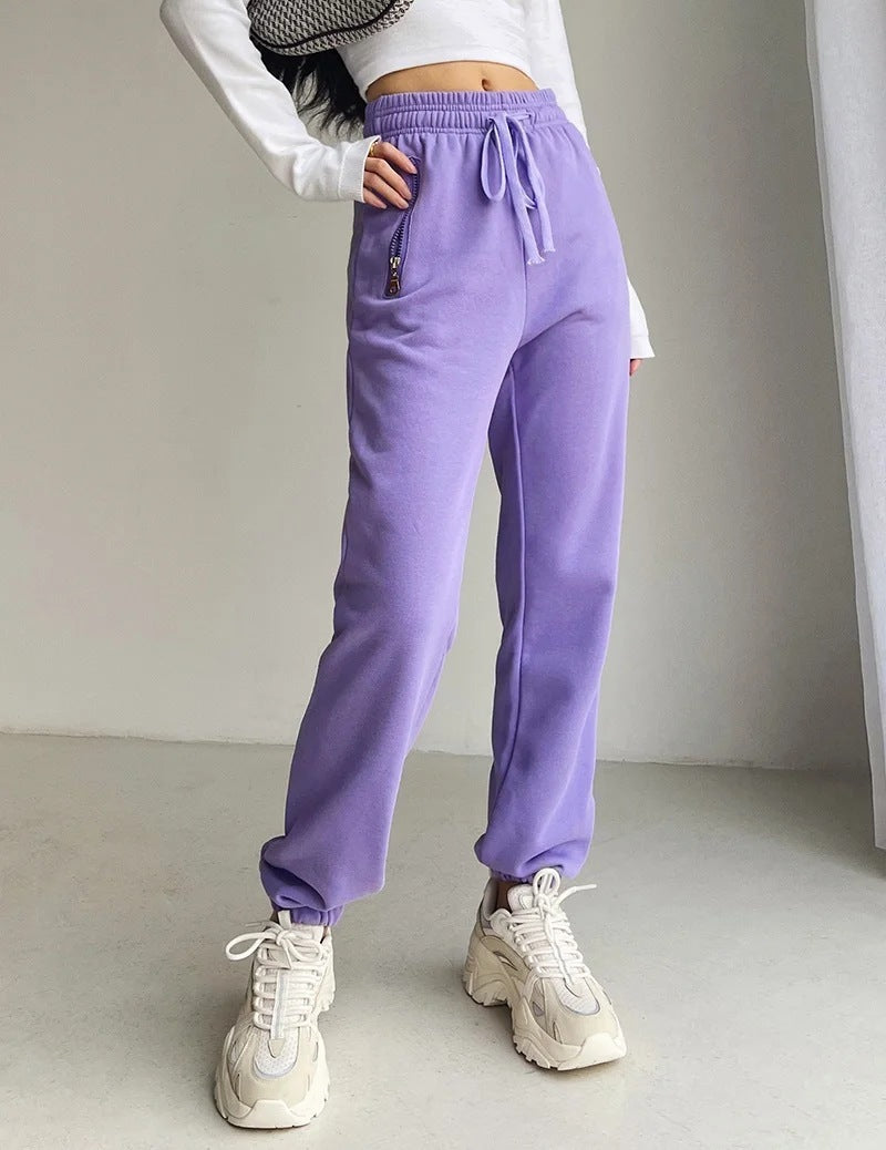 Drawstring Elastic Waist Drawstring Sweatpants