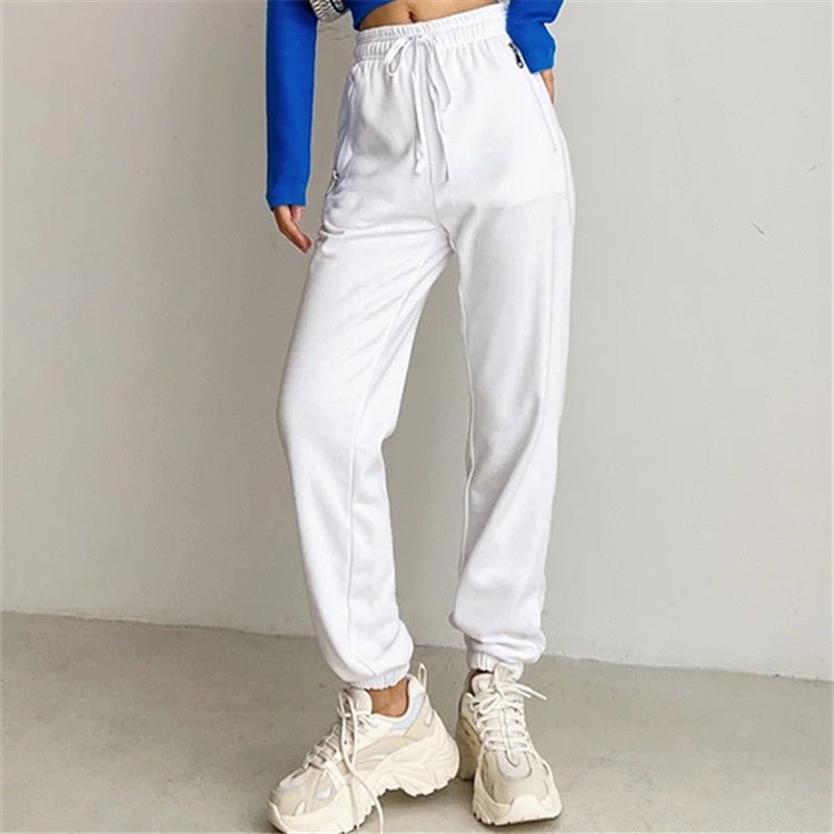 Drawstring Elastic Waist Drawstring Sweatpants