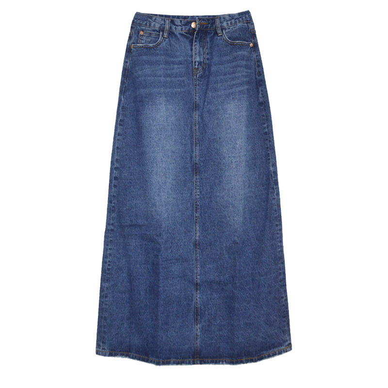 Wear Frayed Long Skirts Women's Long Skirts Denim Skirts