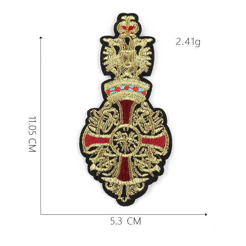 Crown Cloth Sticker Badge Styling Patch High-End Boutique Clothing Accessories Can Be Customized Processing