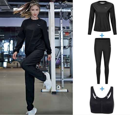 Women's Sweat Suit Round Neck Long Sleeve Loose Sweat Suit Suit