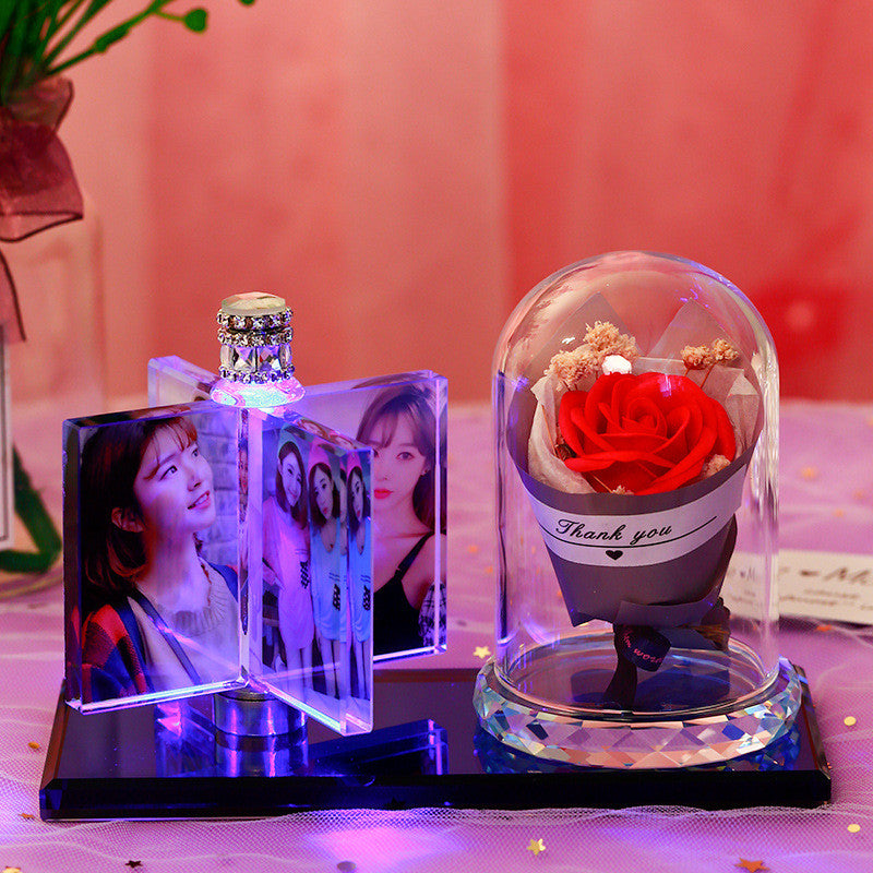 Customize Your Car with Essence Elysium's Crystal Photo Perfume Car Decoration.