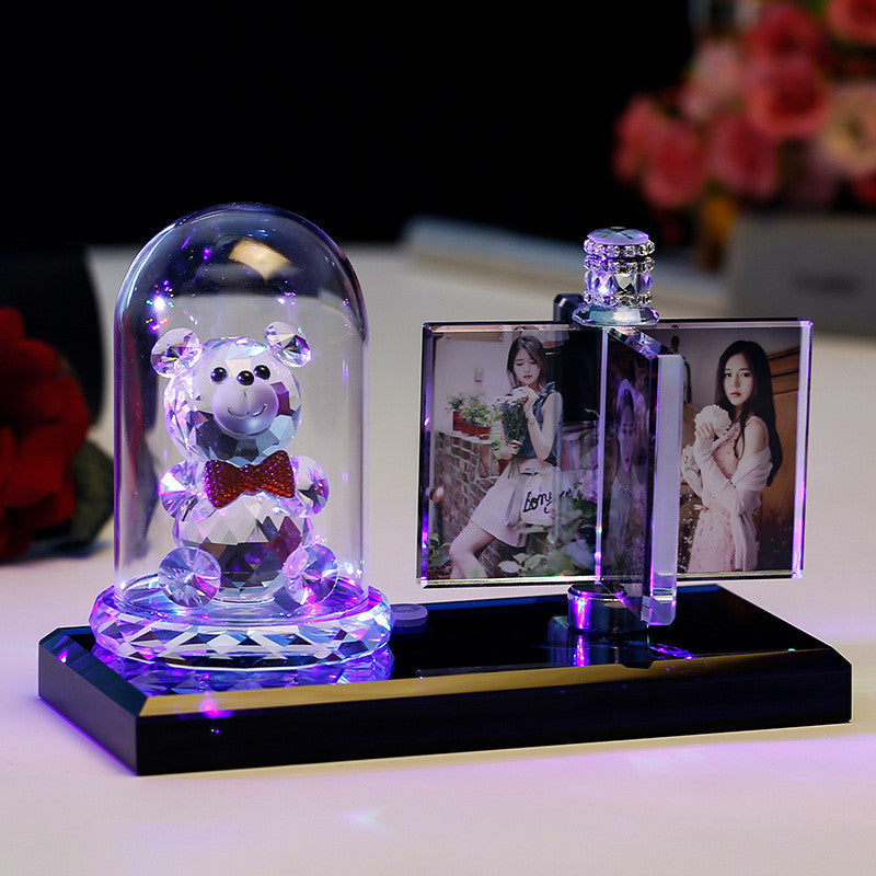 Customize Your Car with Essence Elysium's Crystal Photo Perfume Car Decoration.