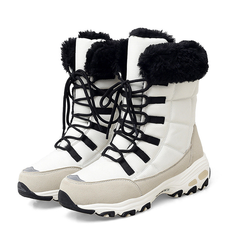 Moipheng Ankle Boots For Women Winter Shoes Keep Warm