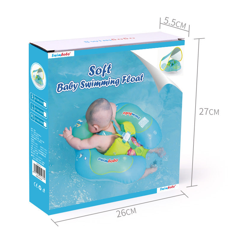 Baby-Schwimmring mit Baldachin, aufblasbarer Schwimmring für Kleinkinder, Kinder-Schwimmbecken-Zubehör, Kreis, Baden, Sommerspielzeug