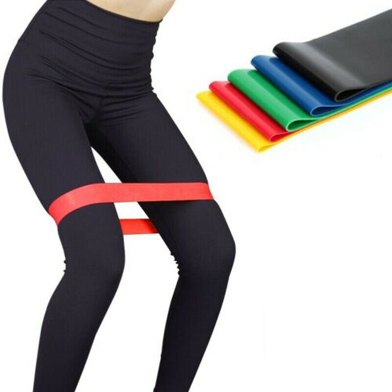 Gal Resistance Ring Peach Hip Elastic Tension Ring Strength Training Elastic Ring Resistance Band Set