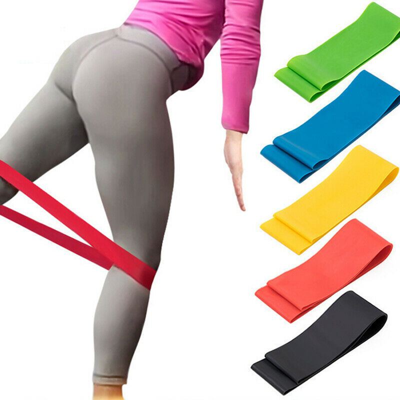 Gal Resistance Ring Peach Hip Elastic Tension Ring Strength Training Elastic Ring Resistance Band Set