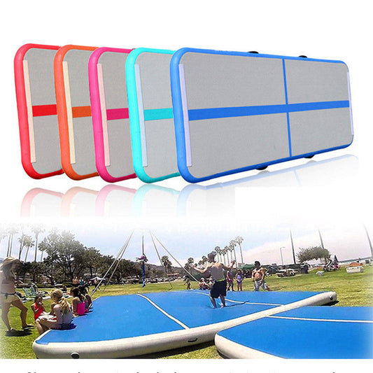 Inflatable Gymnastics Mat Yoga Mat Drawing Air Cushion Taekwondo Martial Arts Training