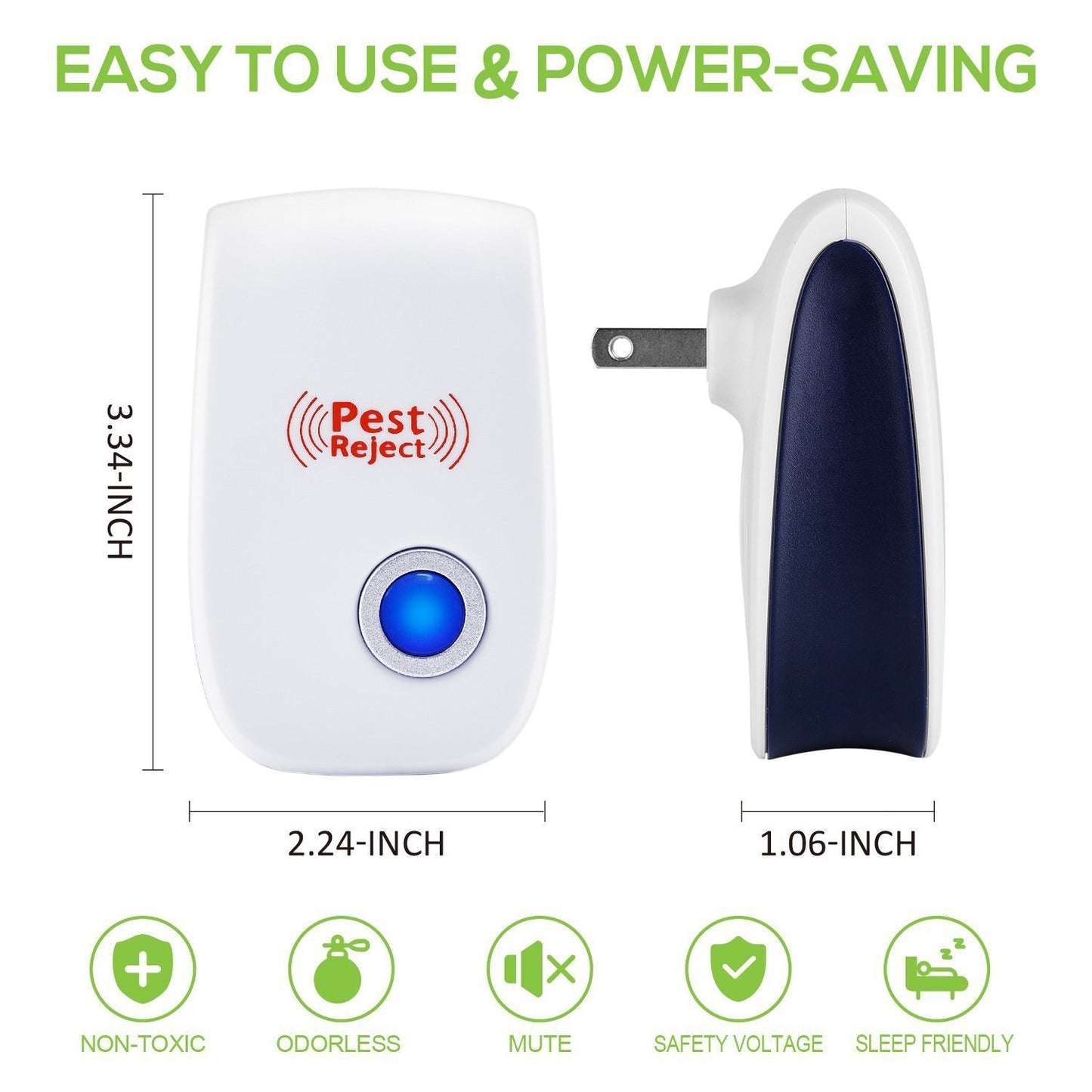 Direct Selling Ultrasonic Electronic Mosquito Killer Household Children'S Insect Repeller Mini Mouse Repeller