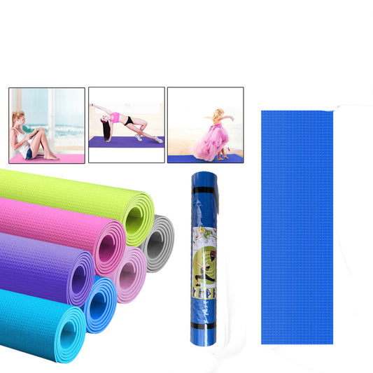 Monochrome Eva Yoga Mat Environmental Odorless Anti-Slip Sports Fitness Moisture Anti-Slip