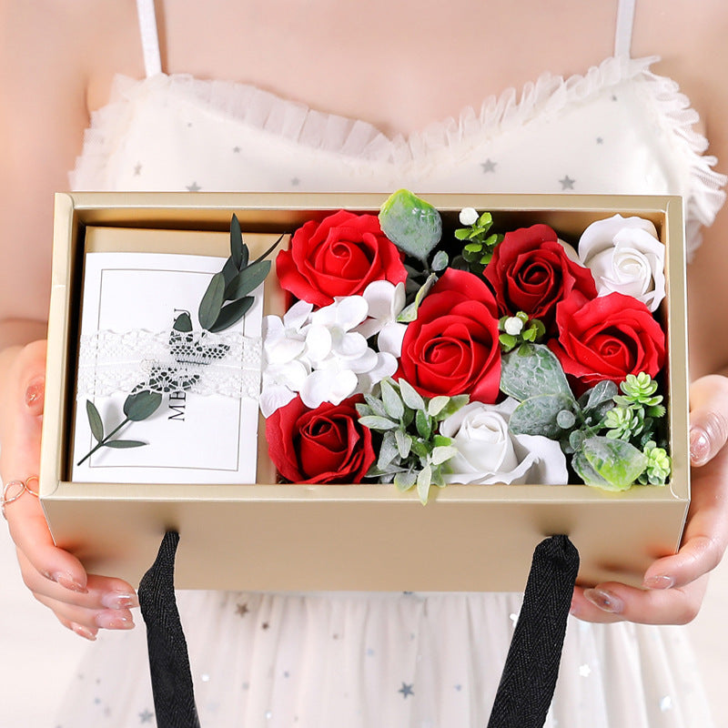 Seifenblume Rose Geschenkbox Muttertag Geschenkideen Valentinstag 520 Geschenk