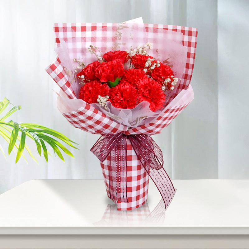 Nelke Seife Blume Simulation Rose Bouquet Muttertag 520 Valentinstag Geschenk für Freundin Lehrer