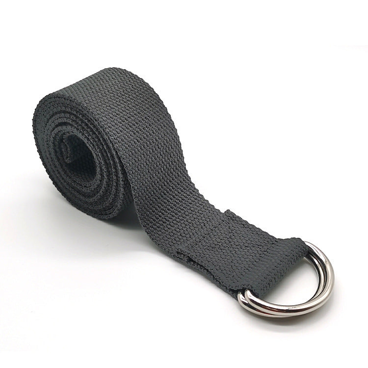 Yoga-assisted stretch polyester-cotton tension band