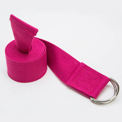 Yoga-assisted stretch polyester-cotton tension band