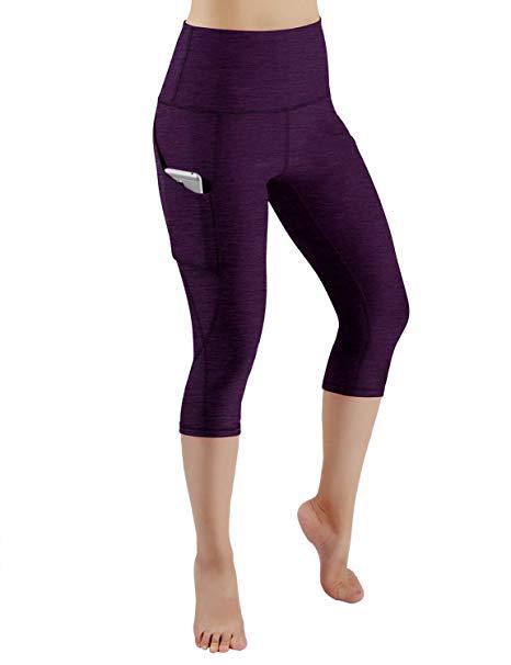 Spring New Women's High Waist Tight-fitting Side Pocket Yoga Sports Fitness Pants