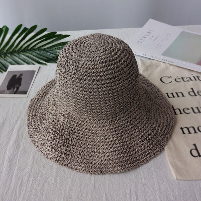 Summer Autumn Hats For Women Retro Flat Drooping Hat