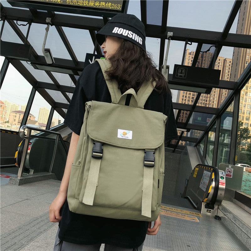 Waterproof Backpack Women Canvas School Bags Travel Bag for Teenage Girls Bagpack Rucksack Ladies Sac A Dos Mochila Mujer