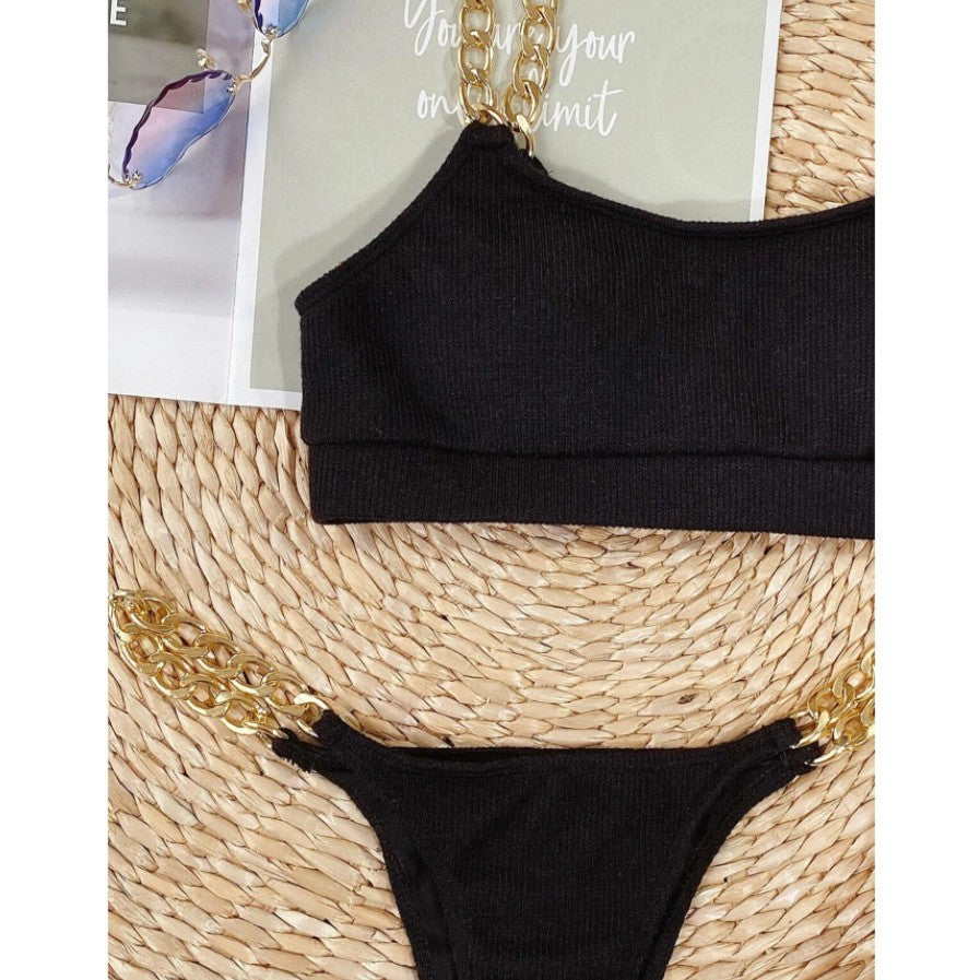 New Style Split Swimsuit Feminine Chain Bikini Swimsuit