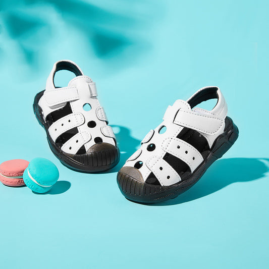 Girls Baby Soft Sole Boys Sandals Baotou Beach Shoes