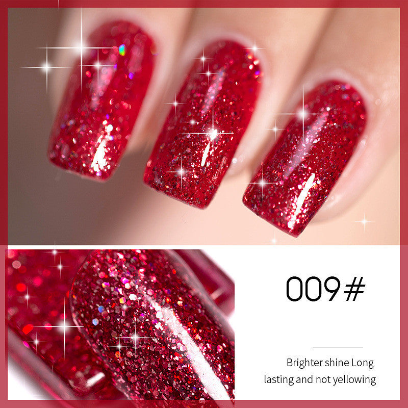 Flash-Nagellack, neuer Super-Flash-Micro-Diamond-Nagel-Shop, spezielle Pailletten