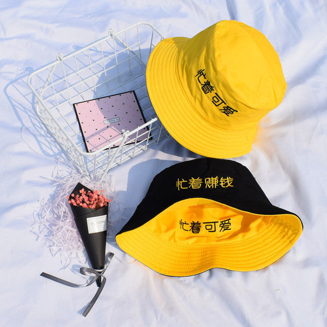 Bucket Hat Fisherman Hats Men Women Summer Seaside Sunshade