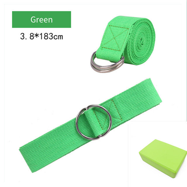 Pure Cotton Yoga Stretch Belt Fitness Tension Belt