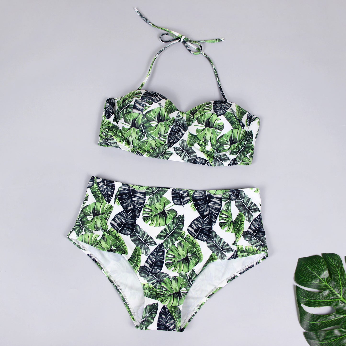 Ladies Swimsuit Fashion Print Ladies Split Swimsuit Sexy Bikini