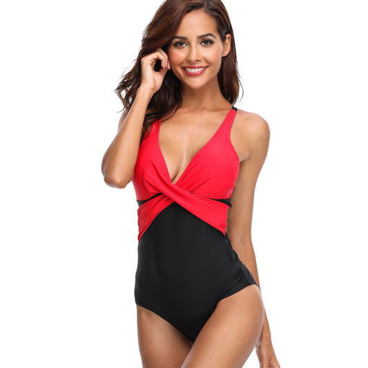 Sexy Solid color One Piece Swimsuit Women Swimwear Bodysuit Swimsuit Female Push Up Monokini High Waist Bathing Suits Beach Wear